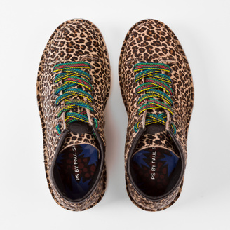 Paul Smith Women's Leopard Print Calf Hair 'Rainey' Boots