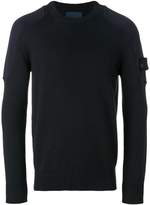 Thumbnail for your product : Stone Island shoulder panel detail jumper