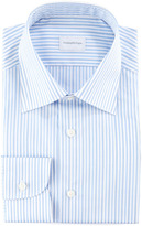 Thumbnail for your product : Ermenegildo Zegna Striped Dress Shirt, Blue/White