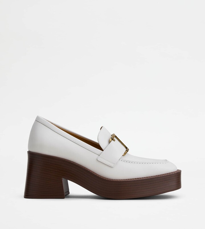 Women's White Platform Loafers | ShopStyle