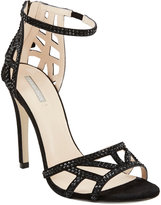 Thumbnail for your product : Armani 746 Armani Crystal-Embellished Ankle-Strap Sandals