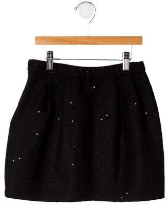 Il Gufo Girls' Sequined Skirt