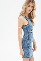 Thumbnail for your product : Forever 21 Acid Wash Denim Dress