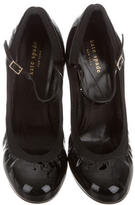 Thumbnail for your product : Kate Spade Patent Leather Round-Toe Pumps