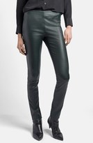 Thumbnail for your product : Saint Laurent Lambskin Leather Leggings