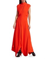 Thumbnail for your product : Proenza Schouler Crepe Mockneck Gown