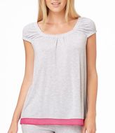Thumbnail for your product : DKNY Cap-Sleeve Knit Top