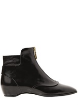 Thumbnail for your product : Tod's 20mm Zipped Shiny Leather Ankle Boots