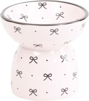 TJMAXX Bow Dot Elevated Cat Bowl