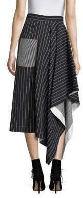 Aquilano Rimondi Striped Asymmetric Skirt