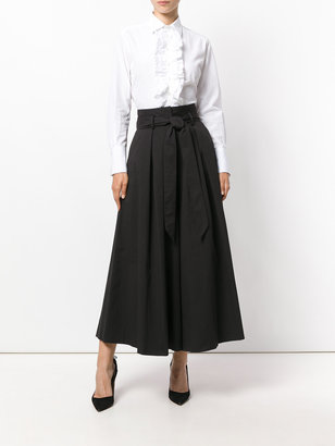 Temperley London Blueberry tailoring ruffle culottes