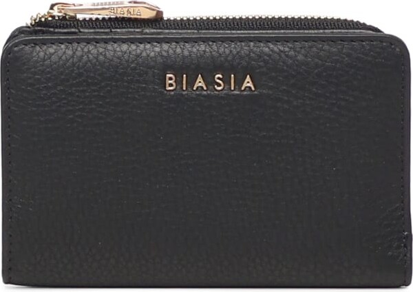 Biasia Leather Wallet With Logo
