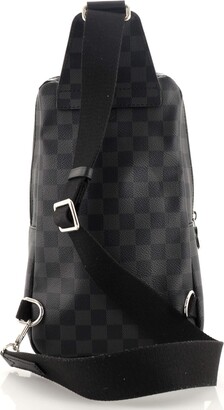 Louis Vuitton N41719 Avenue Graphite Damier Canvas Sling Bag
