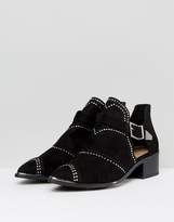 Thumbnail for your product : Missguided Cut Out Studded Ankle Boots