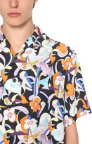 Thumbnail for your product : Prada Punge Flower Printed Bowling Shirt