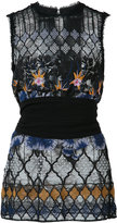 Yigal Azrouel tropical embroidered 
