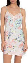 Thumbnail for your product : Jonquil Pearl Floral Satin & Lace Chemise