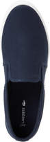 Thumbnail for your product : Lacoste Navy Canvas Slip-On Shoes
