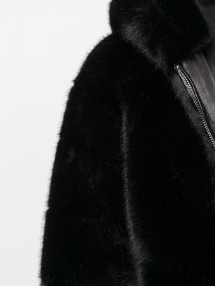 Ava Adore Hooded Faux-Fur Jacket