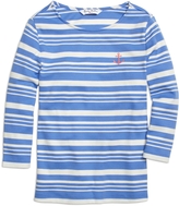 Thumbnail for your product : Brooks Brothers Cotton Three-Quarter Sleeve Boatneck Tee