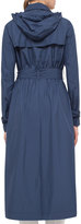 Thumbnail for your product : Akris Punto Long Hooded Trenchcoat, Deep Blue