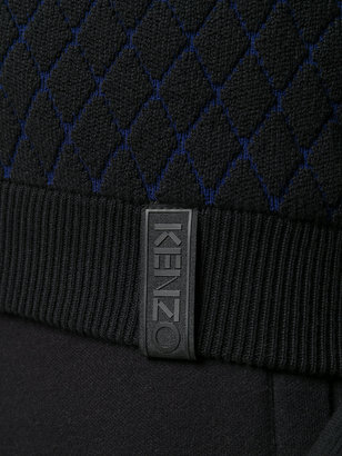 Kenzo quilted effect cardigan