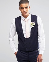Thumbnail for your product : Selected Skinny Morning Wedding Vest with Stretch