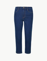 Thumbnail for your product : Marks and Spencer Mid Rise Straight Leg Cropped Jeans