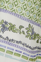 Thumbnail for your product : Tory Burch Printed cotton and silk-blend voile tunic