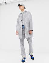 Thumbnail for your product : ASOS co-ord trench coat in check