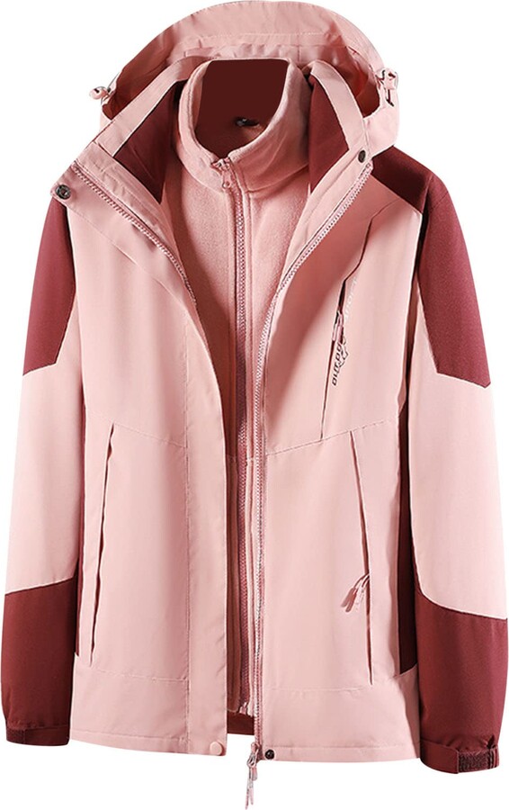 VJGOAL Women's Outdoor Jackets Lightweight Oversized Long Sleeve Zip