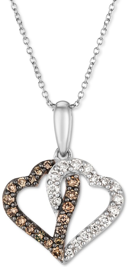Chocolate Diamond Heart Pendant Necklace | Shop the world's 