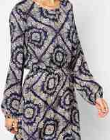 Thumbnail for your product : Pepe Jeans Printed Dress With Gathered Waist