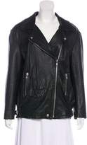 Thumbnail for your product : OAK Long Sleeve Leather Jacket