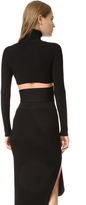Thumbnail for your product : Cushnie Tie Back Knit Crop Top