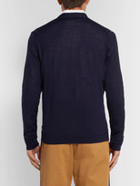 Thumbnail for your product : Gucci Slim-Fit Logo-Jacquard Wool-Blend Cardigan