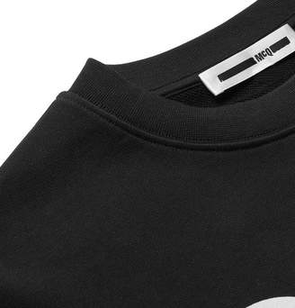 McQ Slim-Fit Printed Loopback Cotton-Jersey Sweatshirt