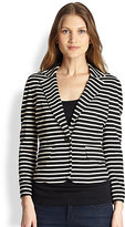 Thumbnail for your product : Tory Burch Striped Knit Blazer