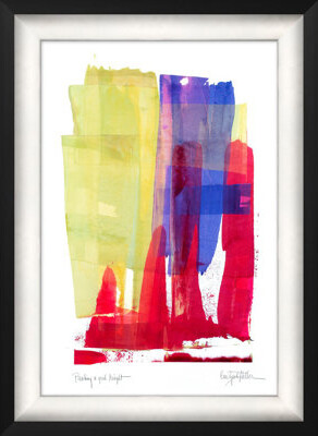 Wendover Art Group Reaching a Good Height - Picture Frame Painting on Paper