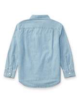 Thumbnail for your product : Ralph Lauren Childrenswear Long-Sleeve Chambray Work Shirt, Size 2-4