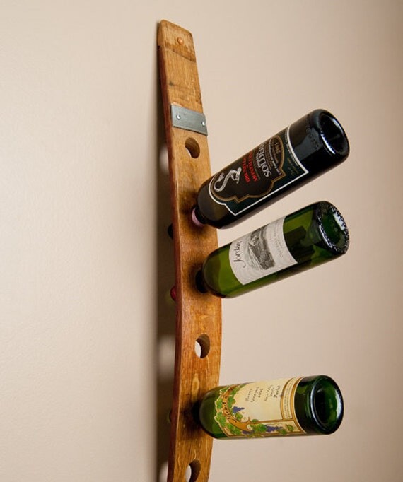 Banded 6 Bottle Wall Wine Rack