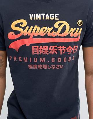 Superdry T-Shirt With Vintage Logo Print