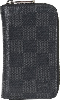 Louis Vuitton Damier Graphite Canvas Vertical Zippy Wallet Louis Vuitton