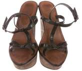 Thumbnail for your product : Elizabeth and James T-Strap Platform Wedges
