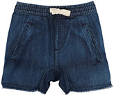 Thumbnail for your product : Munster CUT-OFF COTTON DENIM SHORTS-BLUE SIZE 2