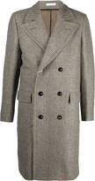 Thumbnail for your product : Boglioli Checked Double-Breasted Wool Coat