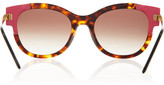 Thumbnail for your product : Thierry Lasry Angeley round-frame tortoiseshell-acetate sunglasses