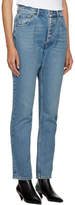 Thumbnail for your product : Balenciaga Blue Stonewash Tube Jeans