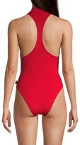 Thumbnail for your product : Shan Zoe Zip Front One-Piece Swimsuit