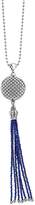 Thumbnail for your product : Lagos Sterling Silver Maya Escape Lapis Disk Tassel Pendant Necklace, 34